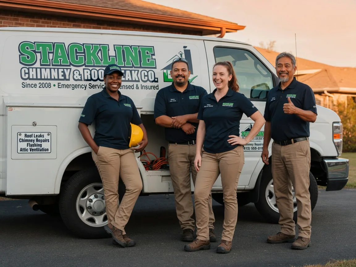 Chimney flashing repair company in Capron, IL